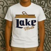 Lake Mode Beer Can Funny Beer Drinking T-Shirt thumb 3
