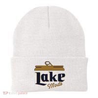 Lake Mode Beer Can Funny Beer Drinking Beanie thumb 0