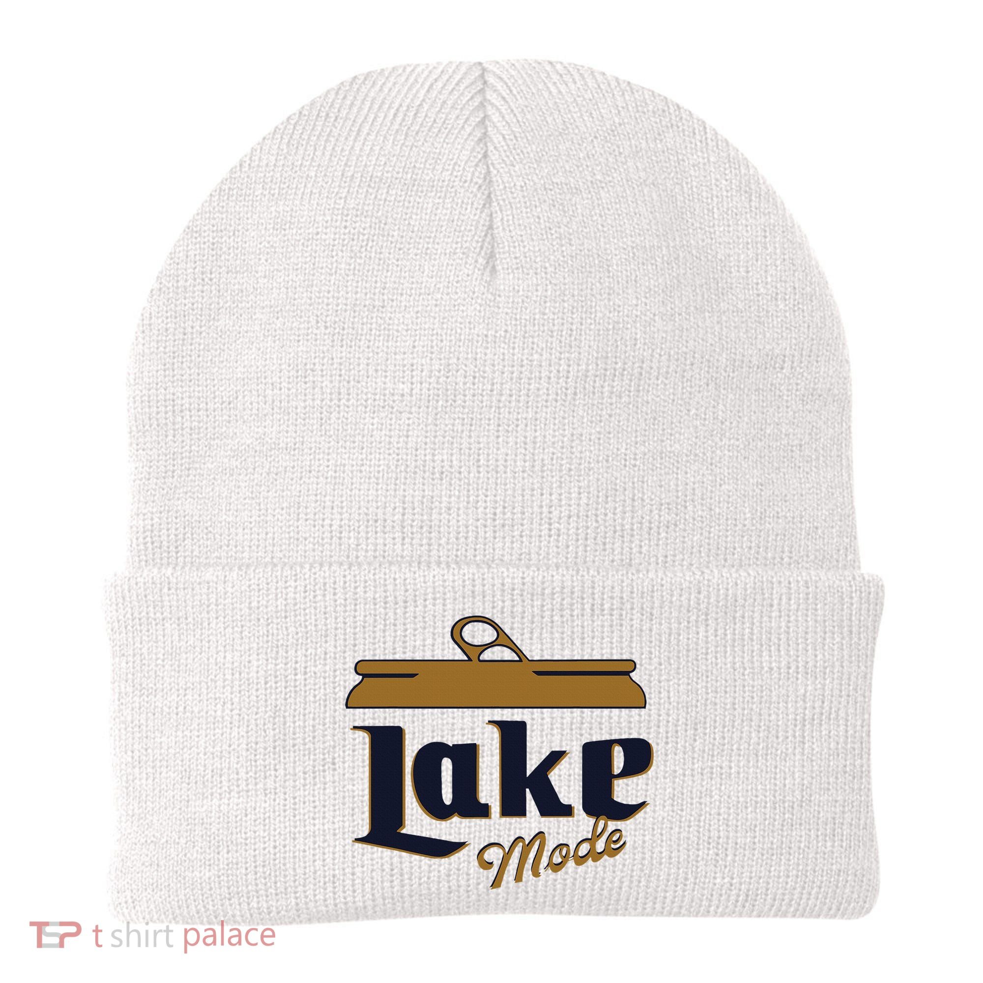 Lake Mode Beer Can Funny Beer Drinking Beanie