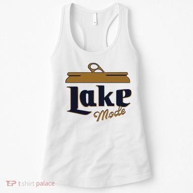 Lake Mode Beer Can Funny Beer Drinking Women's Tank Top