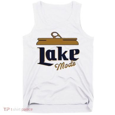 Lake Mode Beer Can Funny Beer Drinking Tank Top