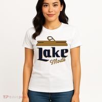 Lake Mode Beer Can Funny Beer Drinking Women's T-Shirt thumb 4