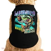 Large Mouth Bass Doggie Tank thumb 0