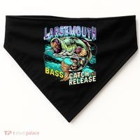 Large Mouth Bass USA-Made Doggie Bandana thumb 0