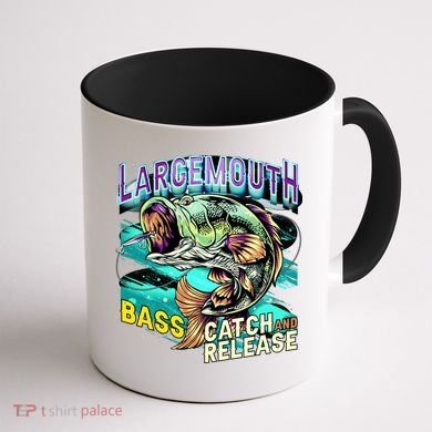 Large Mouth Bass Coffee Mug back