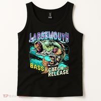 Large Mouth Bass Tank Top thumb 2