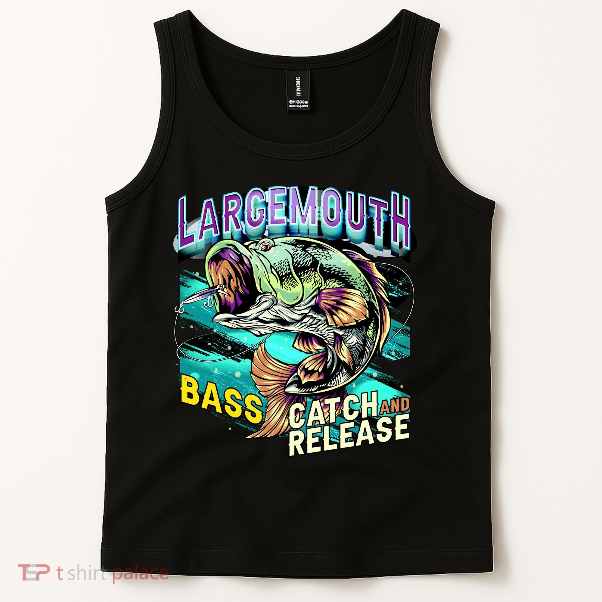 Large Mouth Bass Tank Top