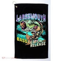Large Mouth Bass Golf Towel thumb 0