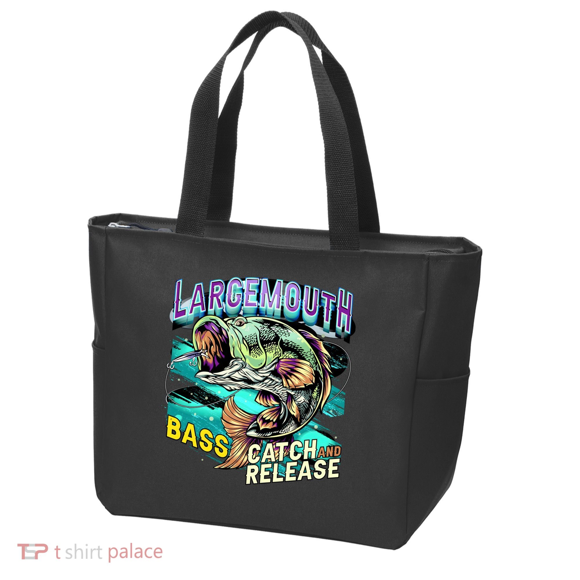 Large Mouth Bass Tote Bag