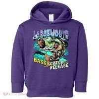 Large Mouth Bass Toddler Hoodie thumb 0