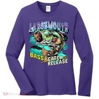Large Mouth Bass Women's Long Sleeve Shirt thumb 0