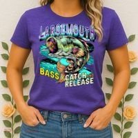 Large Mouth Bass Women's T-Shirt thumb 2