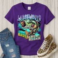 Large Mouth Bass Women's T-Shirt thumb 3