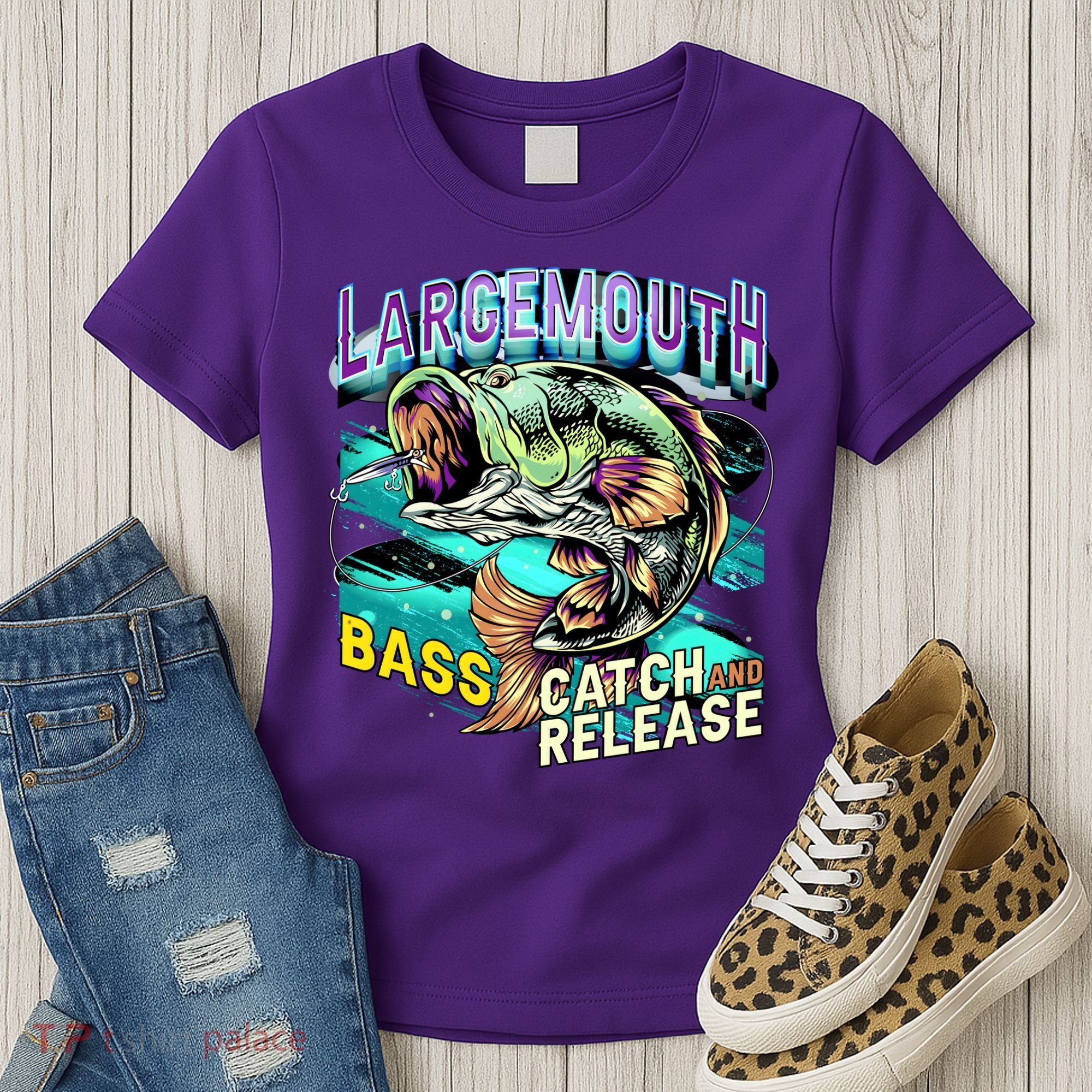 Large Mouth Bass Women's T-Shirt