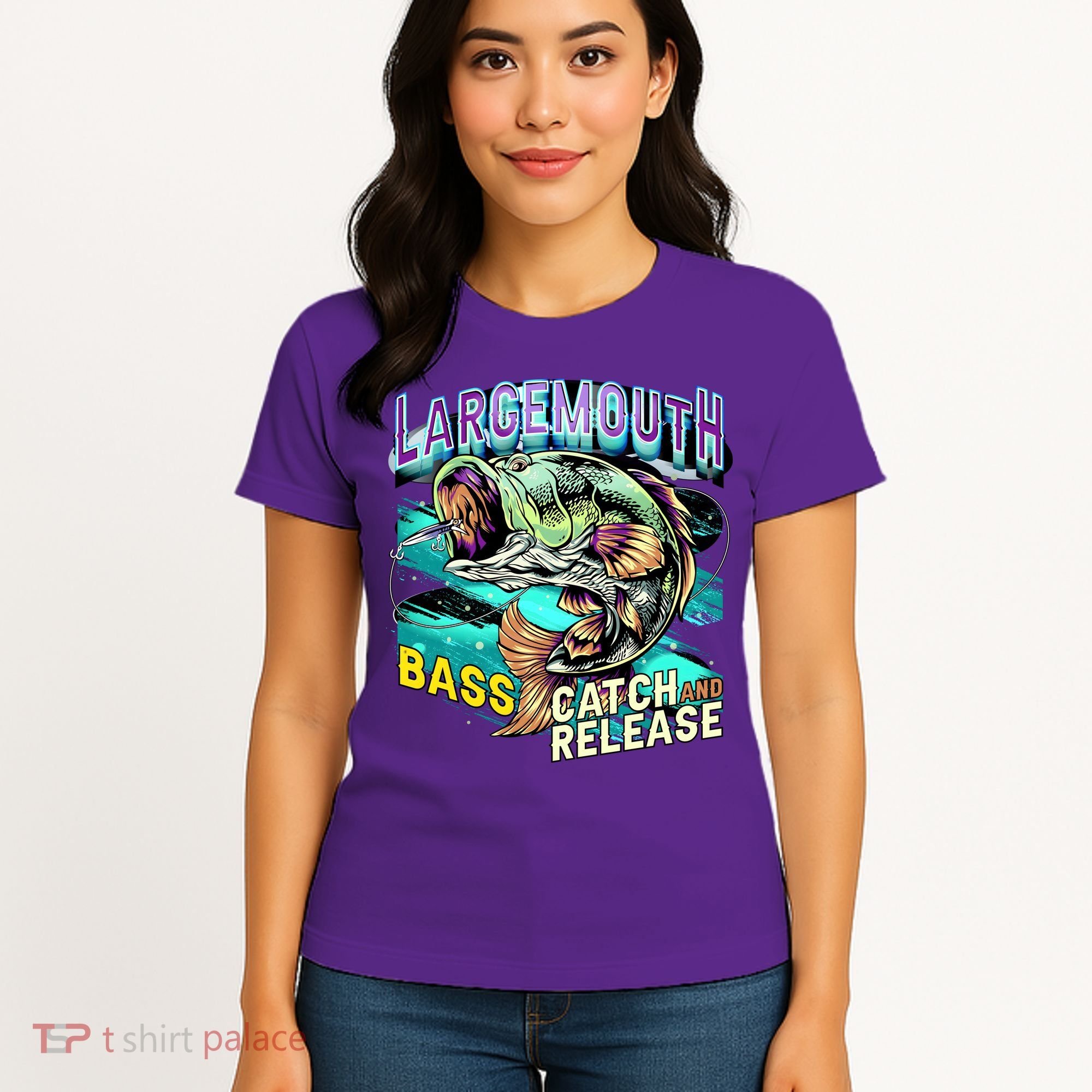 Large Mouth Bass Women's T-Shirt