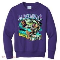 Large Mouth Bass Kids Sweatshirt thumb 0