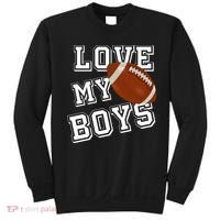 Love My Boys Cute Football Sweatshirt thumb 0