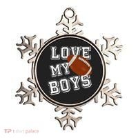 Love My Boys Cute Football Ornament thumb 0