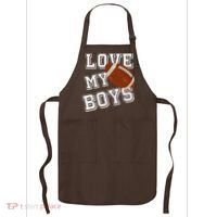 Love My Boys Cute Football Apron thumb 0
