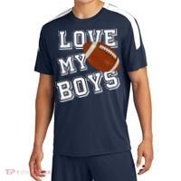 Love My Boys Cute Football Sport-Tek Competitor United Soccer Jersey thumb 0