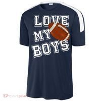 Love My Boys Cute Football Sport-Tek Competitor United Soccer Jersey thumb 2