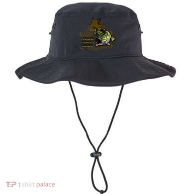 Large Mouth Bass Vintage Bucket Hat