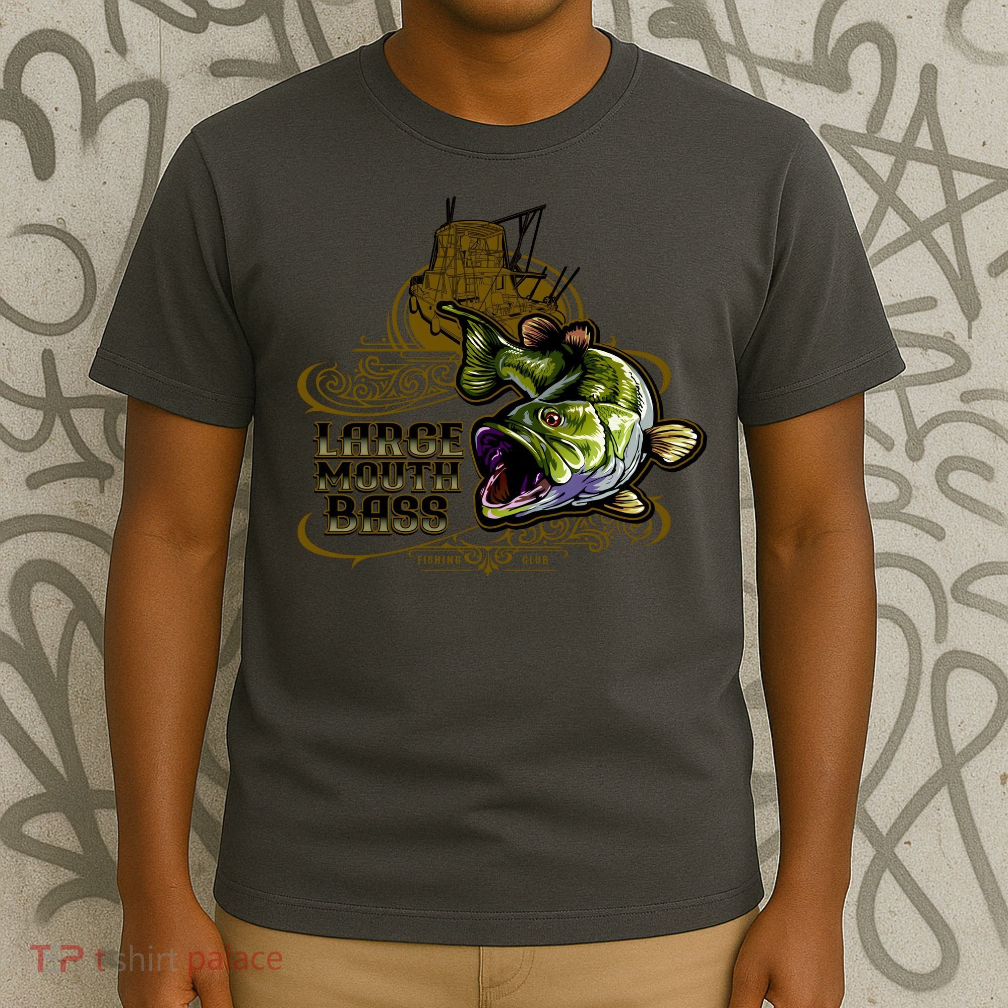 Large Mouth Bass Vintage T-Shirt