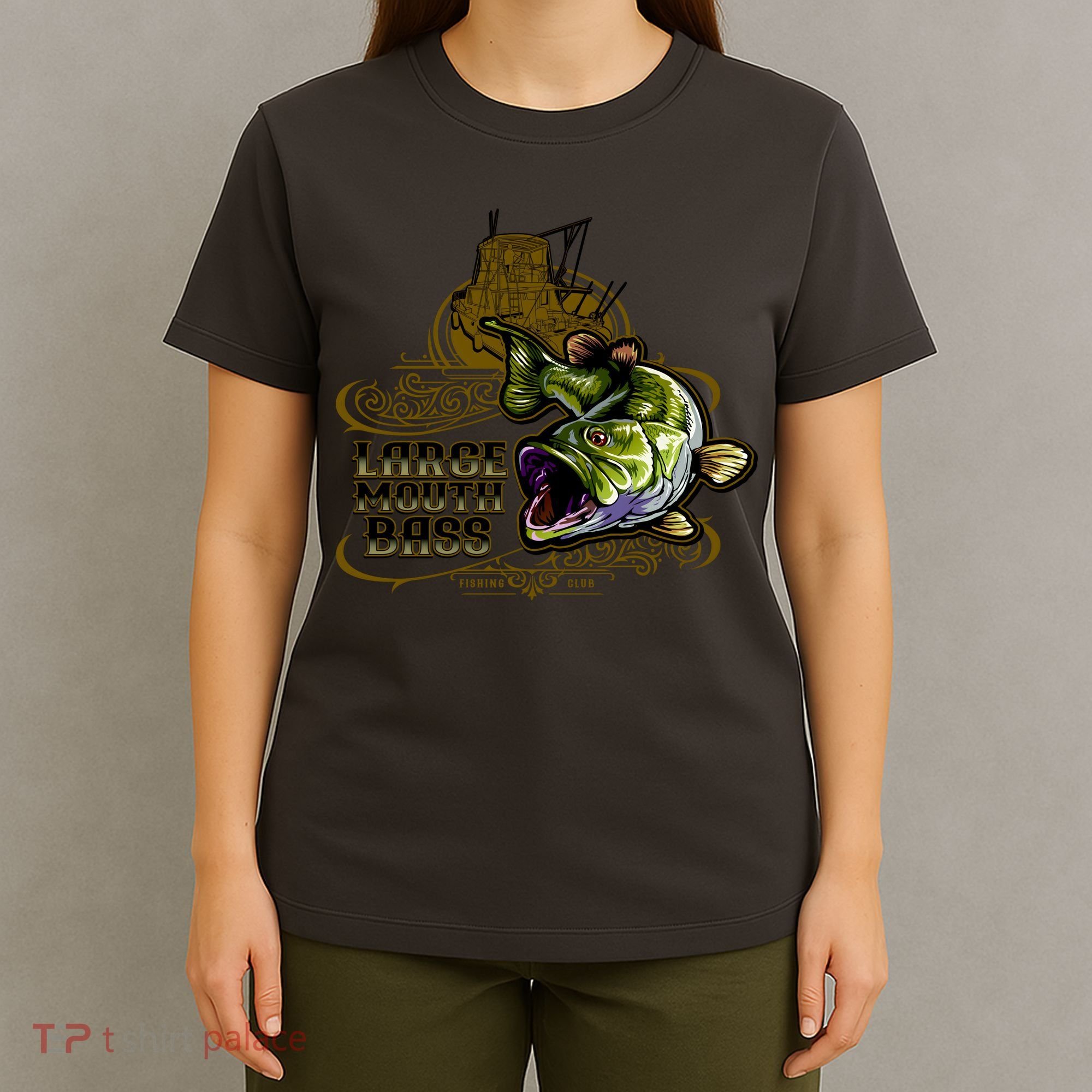 Large Mouth Bass Vintage T-Shirt