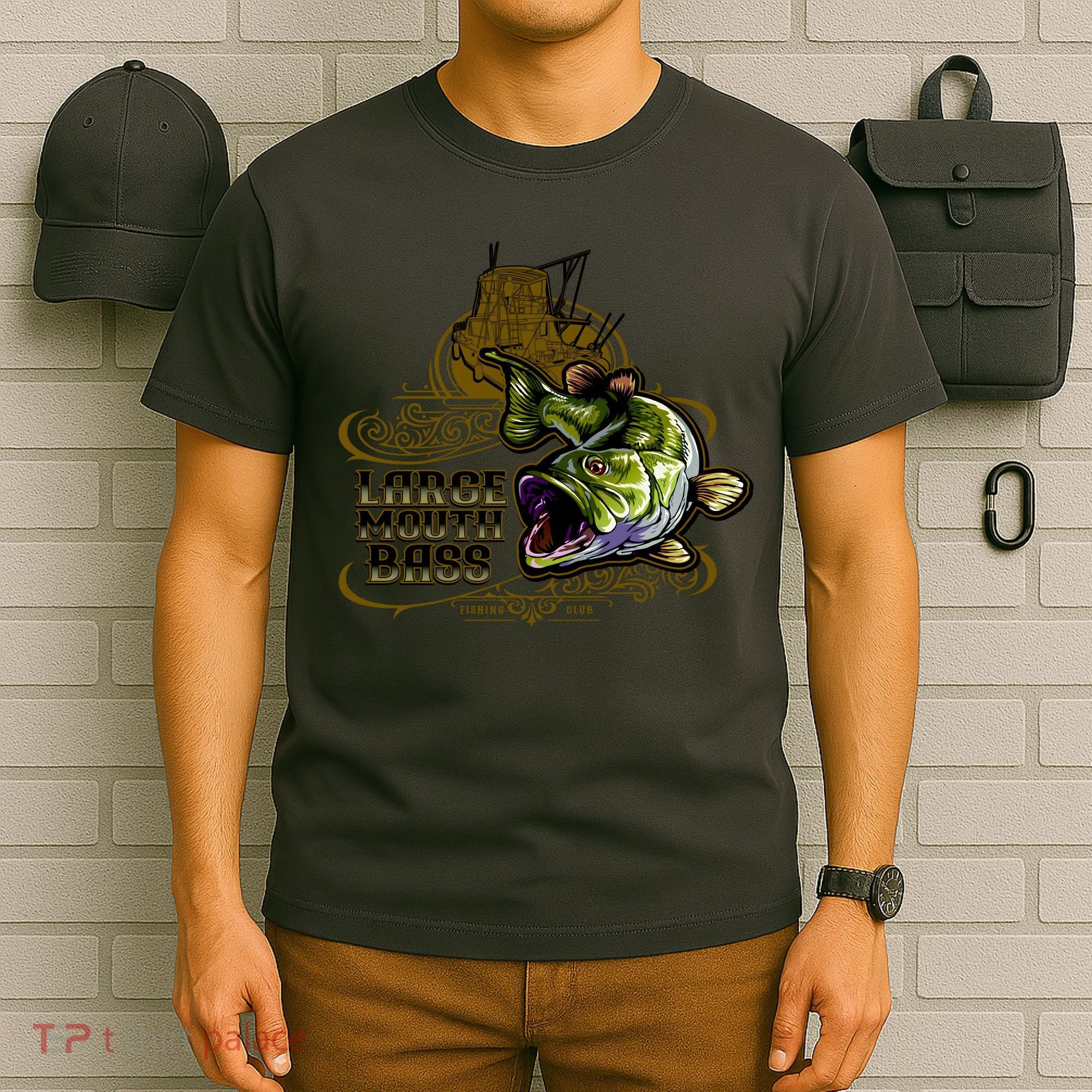 Large Mouth Bass Vintage T-Shirt