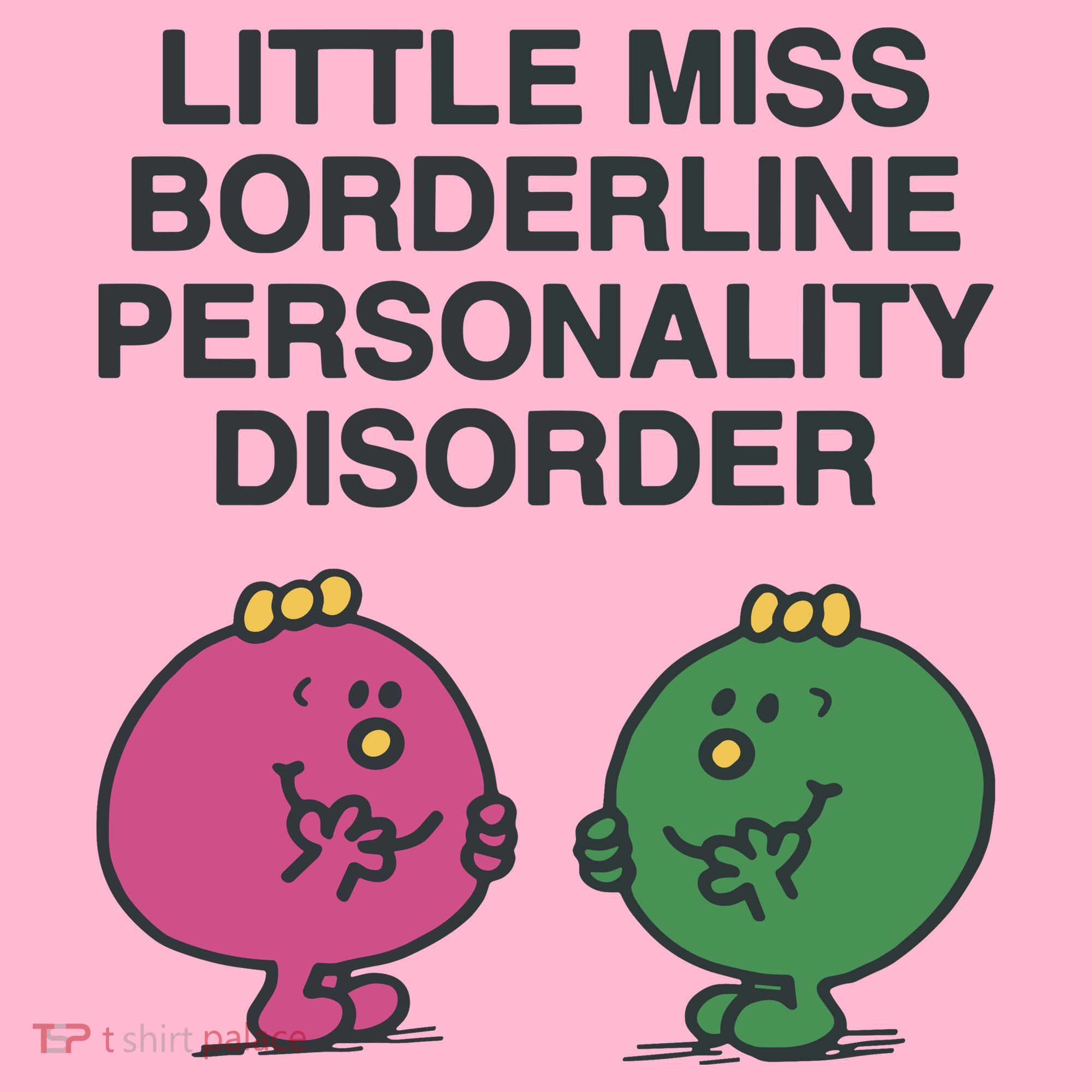 Little Miss Borderline Personality Disorder Coaster