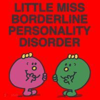 Little Miss Borderline Personality Disorder Santa Hat thumb 1