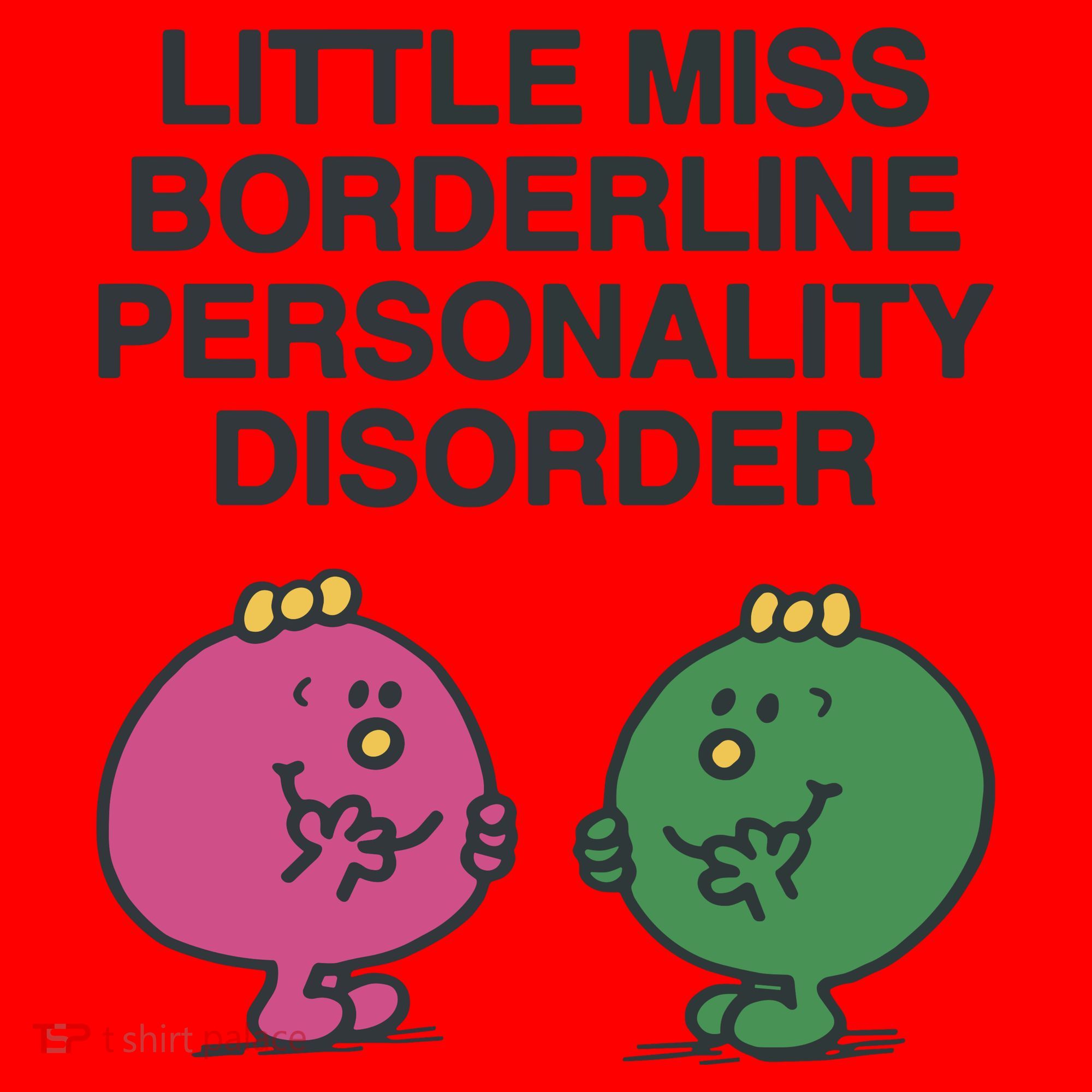Little Miss Borderline Personality Disorder Santa Hat