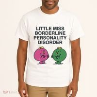Little Miss Borderline Personality Disorder Tall T-Shirt thumb 2