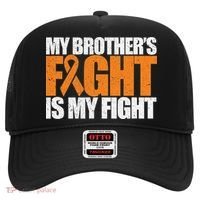 Leukemia My Brother's Fight Is My Fight Awareness Distressed Hat thumb 0