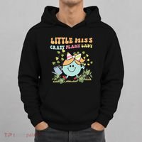Little Miss Crazy Plant Lady Plant Mom Plant Lover Gardening Hoodie thumb 0