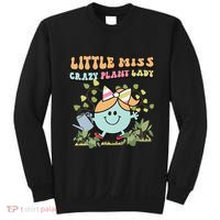 Little Miss Crazy Plant Lady Plant Mom Plant Lover Gardening Sweatshirt thumb 0