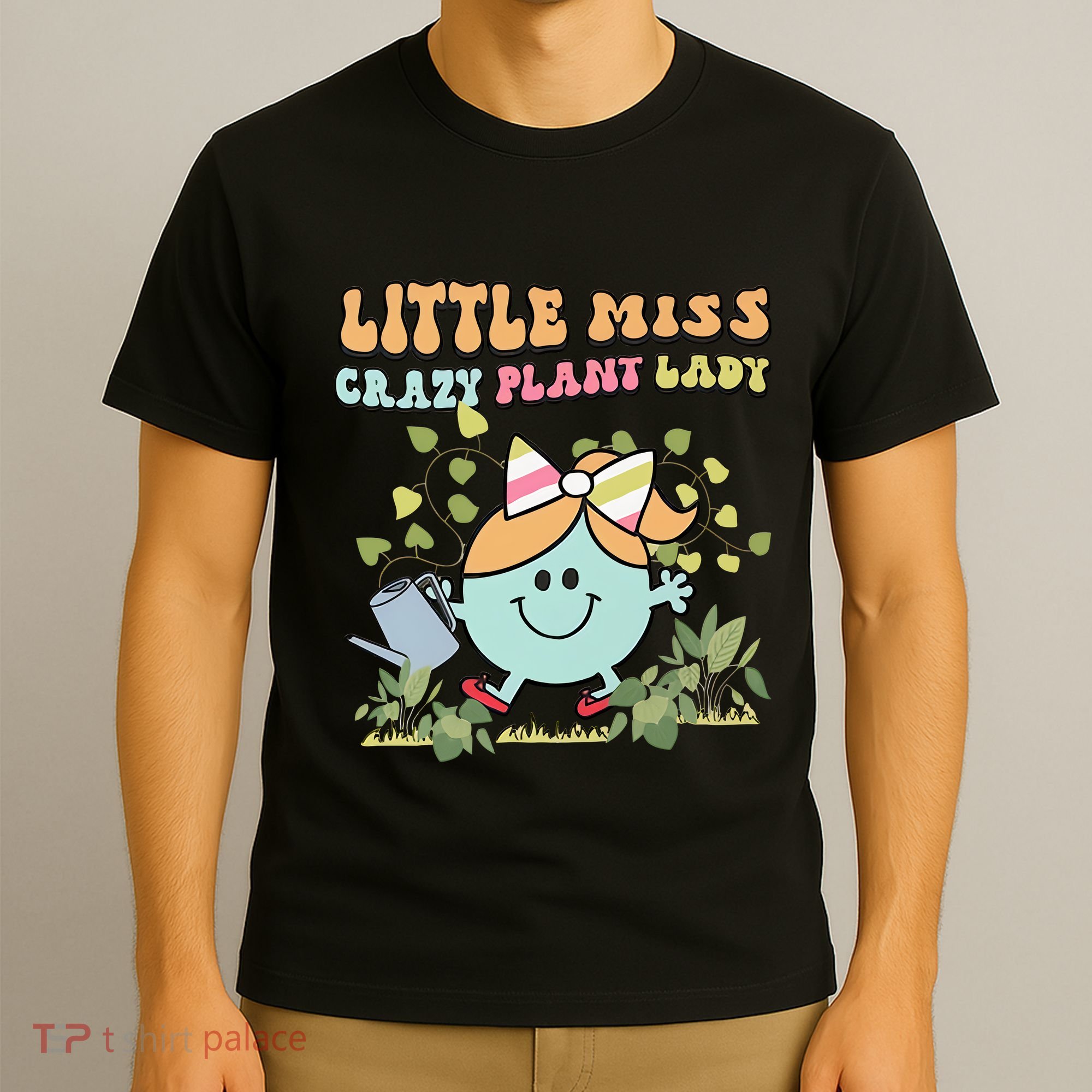 Little Miss Crazy Plant Lady Plant Mom Plant Lover Gardening T-Shirt