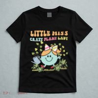 Little Miss Crazy Plant Lady Plant Mom Plant Lover Gardening T-Shirt thumb 5