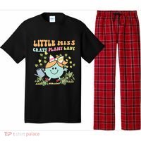 Little Miss Crazy Plant Lady Plant Mom Plant Lover Gardening Pajama Set thumb 0