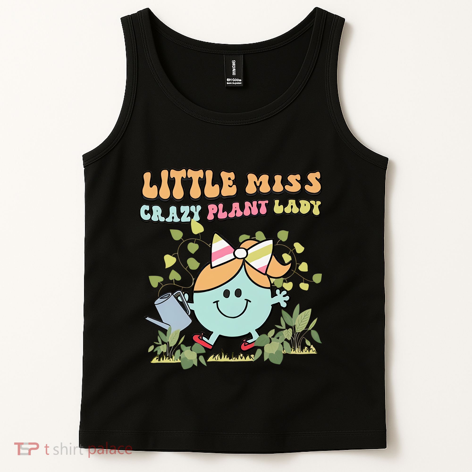 Little Miss Crazy Plant Lady Plant Mom Plant Lover Gardening Tank Top