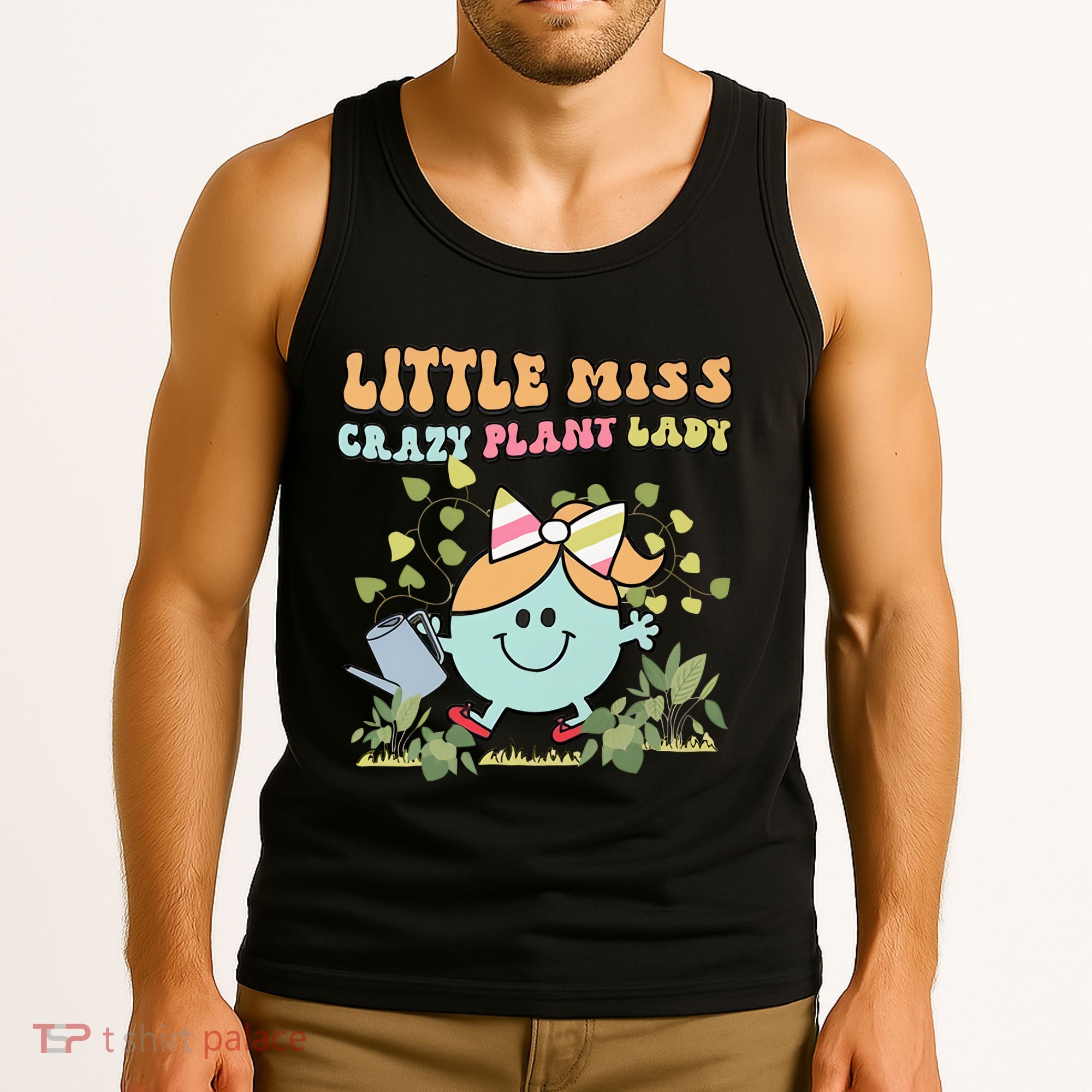Little Miss Crazy Plant Lady Plant Mom Plant Lover Gardening Tank Top