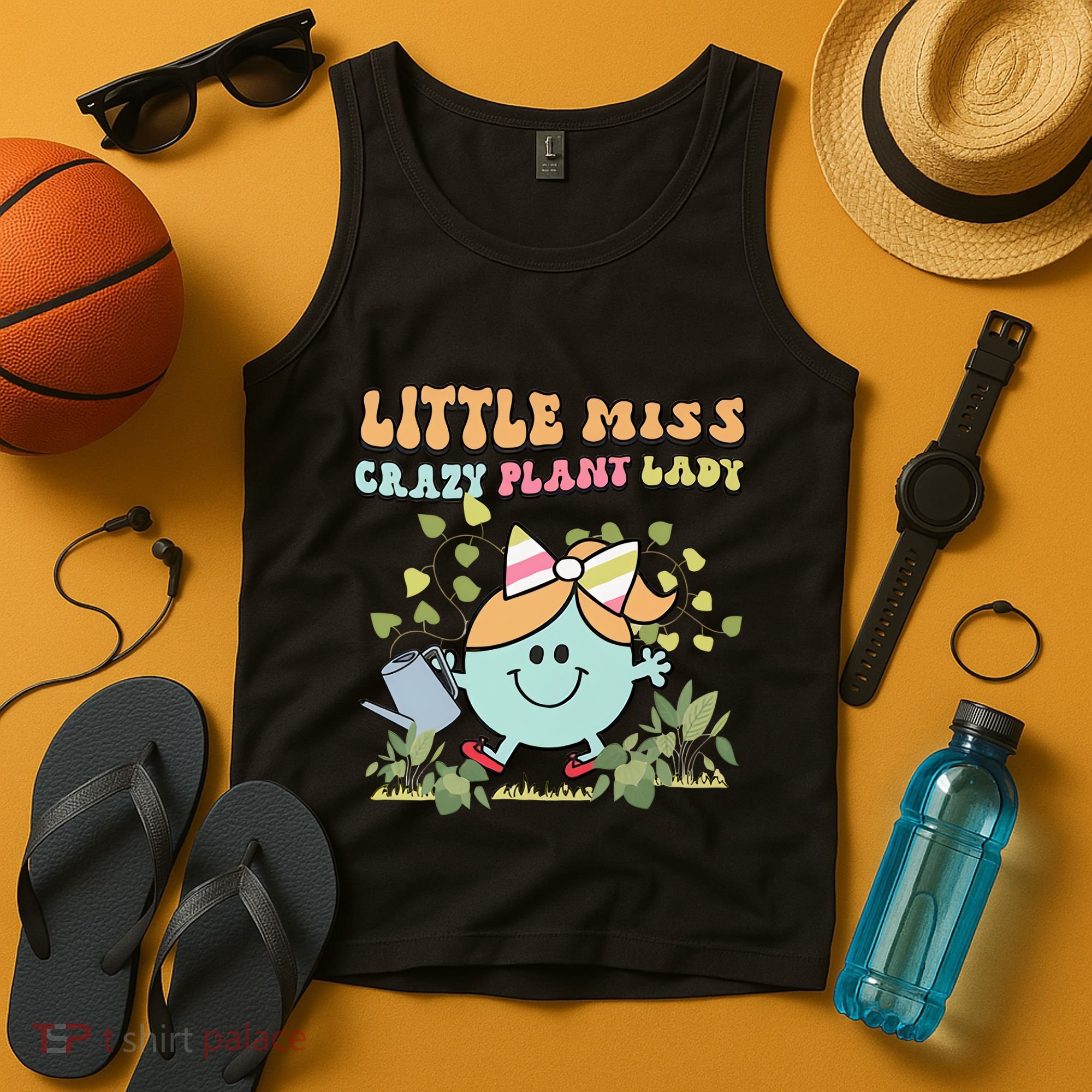 Little Miss Crazy Plant Lady Plant Mom Plant Lover Gardening Tank Top