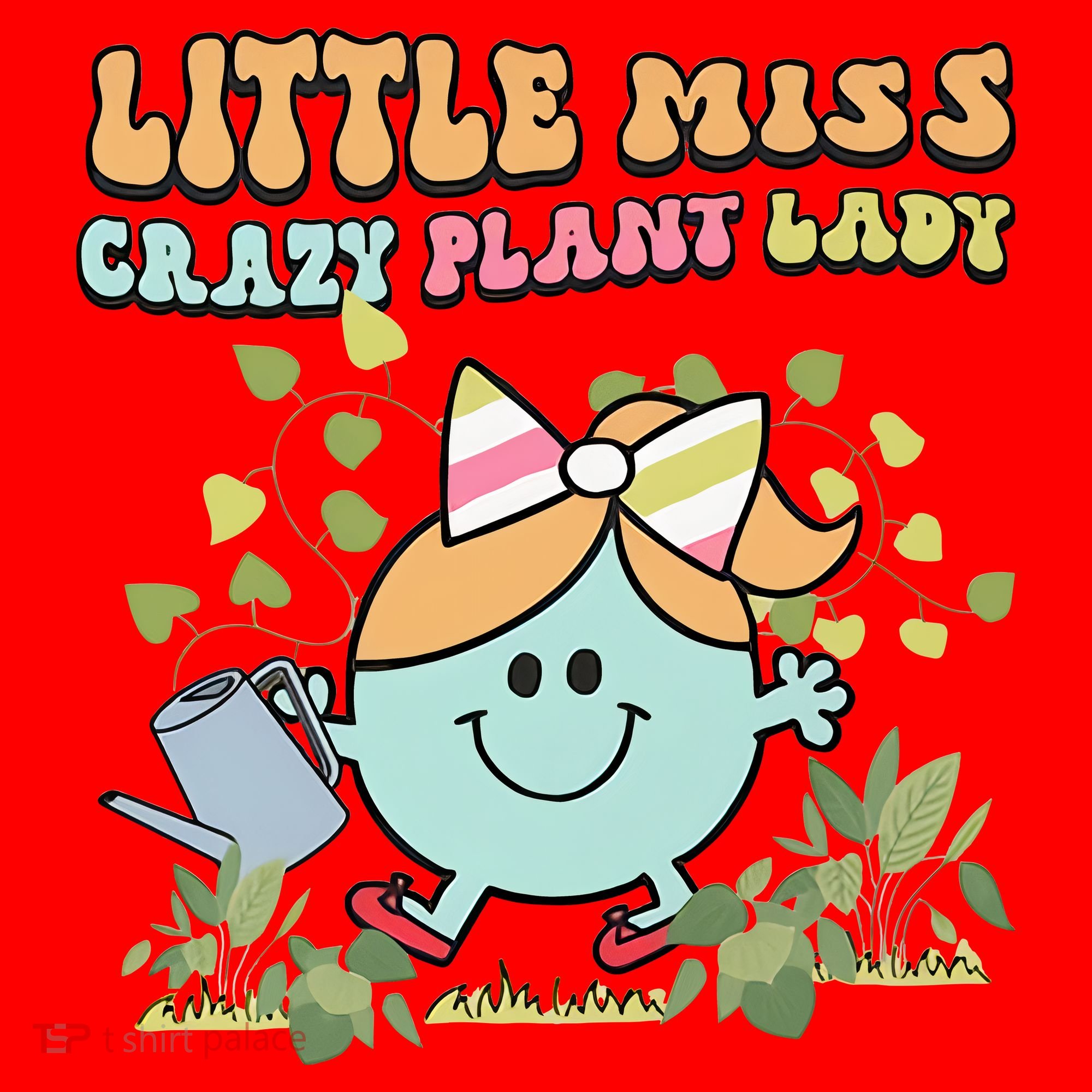 Little Miss Crazy Plant Lady Plant Mom Plant Lover Gardening Santa Hat