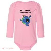 Little Miss Climate Activist Baby Long Sleeve Bodysuit thumb 0