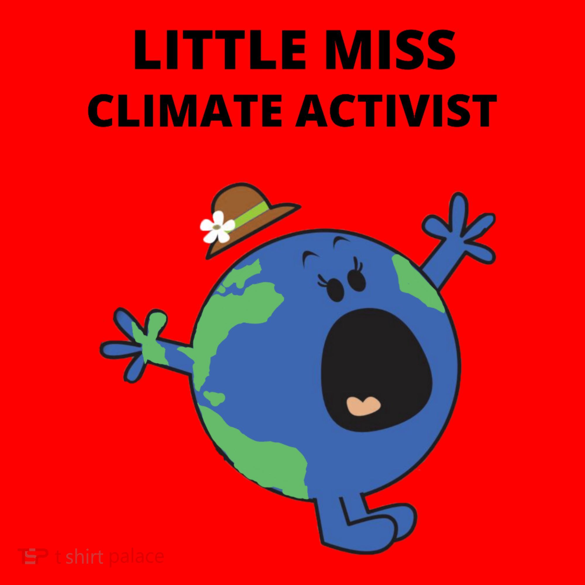 Little Miss Climate Activist Santa Hat