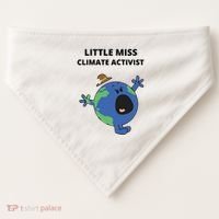 Little Miss Climate Activist USA-Made Doggie Bandana thumb 0