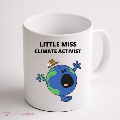 Little Miss Climate Activist Coffee Mug back
