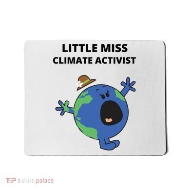 Little Miss Climate Activist Mousepad
