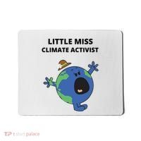 Little Miss Climate Activist Mousepad thumb 0