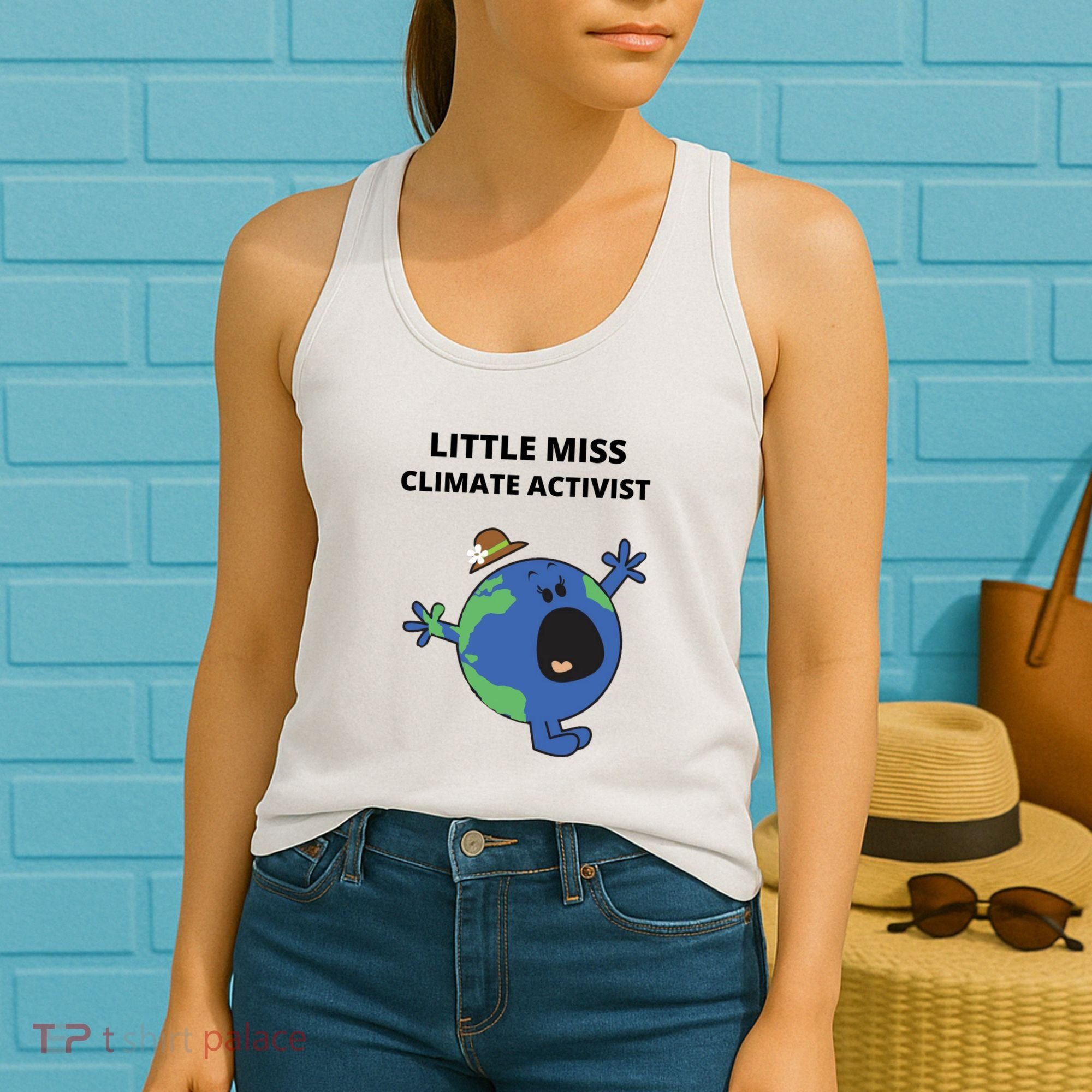 Little Miss Climate Activist Women's Tank Top